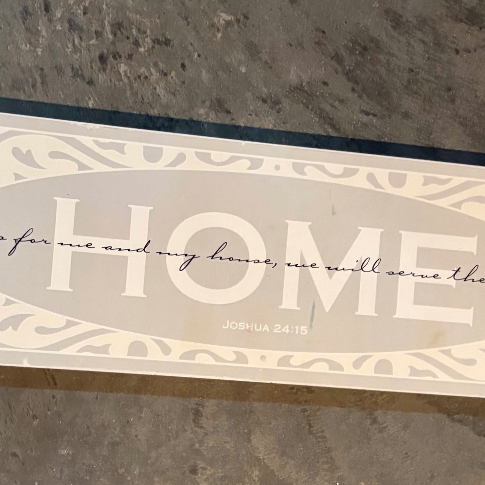 Joshua 24:15 Home plaque